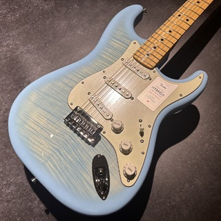 Fender 2024 Hybrid II Stratocaster Maple Fingerboard Flame Maple Top Celeste Blue 【3.47kg】