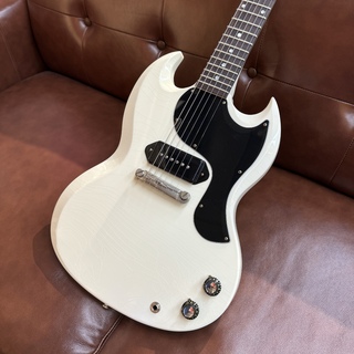 Gibson Custom Shop 【日本限定】Murphy Lab 1963 SG Junior Polaris White Lightning Bar Ultra Light Aged #401903 [2.75kg]