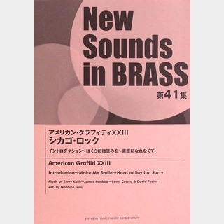 ヤマハミュージックメディアNew Sounds in Brass NSB 第41集 アメリカン・グラフィティ XXIII シカゴ・ロック
