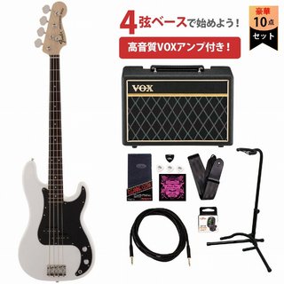 FenderMade in Japan Traditional 70s Precision Bass Rosewood Fingerboard Arctic WhiteVOXアンプ付属エレキベ