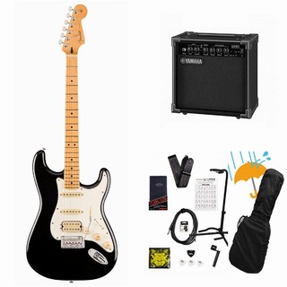 Fender Player II Stratocaster HSS Maple FB Black エレキギター YAMAHA GA15IIアンプ付属初心者セットR【WEBSHOP