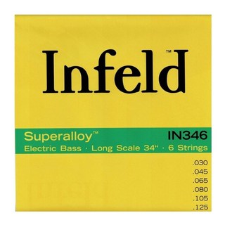 Thomastik-Infeld Infeld Electric Bass Strings IN346 [Superalloy Round Wound Hexcore Bass Strings for Long Scale 34...