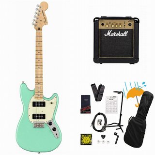 FenderPlayer Mustang 90 Maple FB Seafoam Green フェンダー［新品特価品］ Marshall MG10アンプ付属エレキギタ