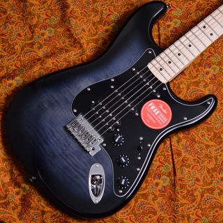 Squier by Fender Affinity Series Stratocaster FMT HSS Maple Fingerboard Black Pickguard Black Burst