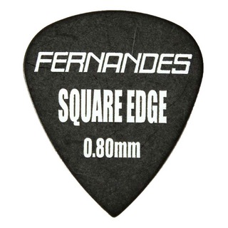 FERNANDES P-100SQA 0.8mm BLK SQUARE EDGE ×10枚 ギターピック