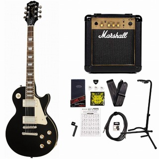 EpiphoneInspired by Gibson Les Paul Standard 60s Ebony エピフォン レスポール MarshallMG10アンプ付属エレキギ