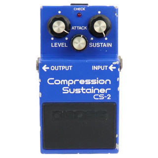 BOSS 【中古】コンプレッサー エフェクター BOSS CS-2 Compression Sustainer Made in Japan ギターエフェクター
