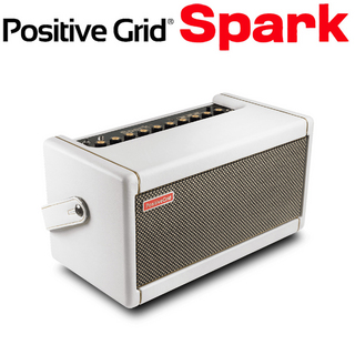 Positive Grid Spark 40 Pearl ギターアンプ ホワイトカラー ベース エレアコ対応スパーク