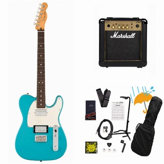 Fender Player II Telecaster HH Rosewood FB Aquatone Blue エレキギター Marshall MG10アンプ付属エレキギター初