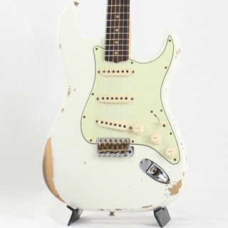 Fender Custom Shop 2024 Limited 1964 L-Series Stratocaster Heavy Relic (Aged Olympic White) [SN.L11524]