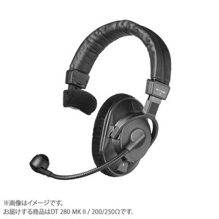 beyerdynamic DT 280 MK II 200/250 片耳ヘッドセットマイク ケーブル別売