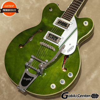 GretschG2604T Limited Edition Streamliner Rally II Center Block, Rally Green Stain