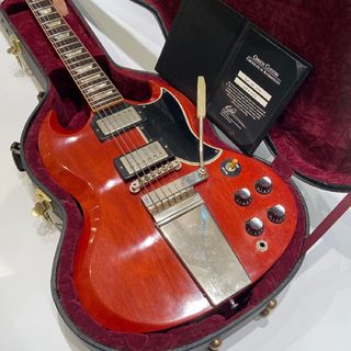 Gibson Historic Collection Les Paul SG Standard Reissue w/Maestro Vibrola V.O.S. Faded Cherry 2008年