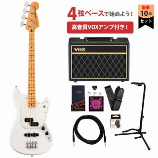 FenderPlayer II Mustang Bass PJ Maple Fingerboard Polar White フェンダー エレキベース VOXアンプ付属エレキ