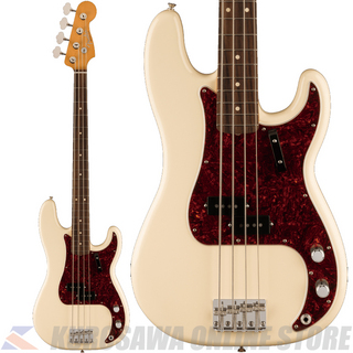 FenderVintera II 60s Precision Bass, Rosewood, Olympic White 【高性能ケーブルプレゼント】