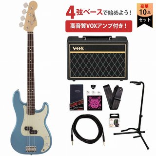 Fender 2020 Collection Made in Japan Traditional 60s Precision Bass Rosewood Fingerboard Lake Placid BlueVO