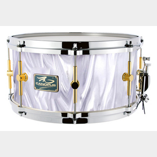 canopus The Maple 8x14 Snare Drum White Satin