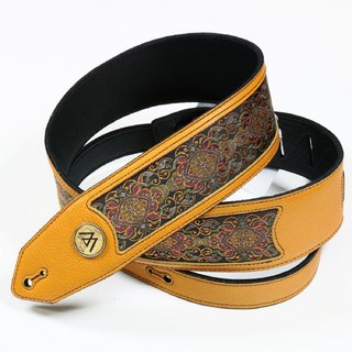 LAMANTA Modern Vintage LM82YG Oriental Gold (Yellow Leather) レザー・ギターストラップ【池袋店】