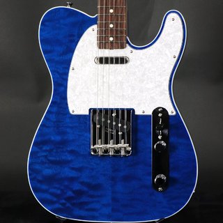 Fender ISHIBASHI FSR MIJ Traditional 60s Custom Telecaster Quilted Maple Top Ash Back  Translucent Blue 【