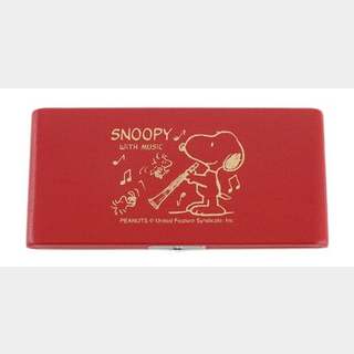 Teeda SNOOPY BAND COLLECTION スヌーピー×リードケース B♭クラリネット用 レッド 10枚収納 SCL-10R【WEBSHOP】