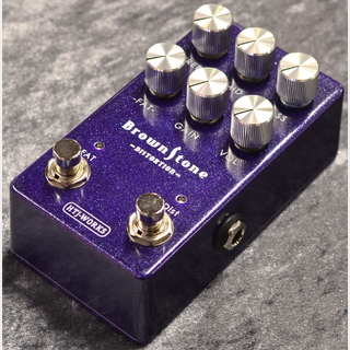 HTJ-WORKS BrownStone Distortion Purple Metallic #65 【ハイゲインディストーション+ブースター】