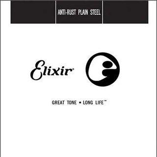 Elixir Anti-Rust Plain Steel String (Single/.022)