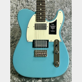 Fender Made in Mexico Player II Telecaster HH/Rosewood -Aauatone Blue- #MX24049725【3.79kg】