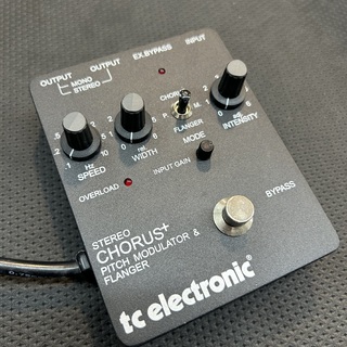 tc electronic SCF+ STEREO CHORUS+ PITCH MODULATOR & FLANGER Reissue