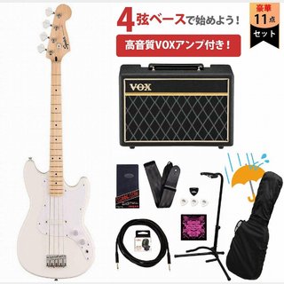 Squier by Fender Sonic Bronco Bass Maple FB White PG Arctic White VOXアンプ付属エレキベース初心者セットR【WEBSHOP】