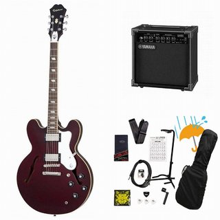 Epiphone Noel Gallagher Riviera Dark Wine Red ノエル・ギャラガー YAMAHA GA15IIアンプ付属初心者セットR【WEBSHO