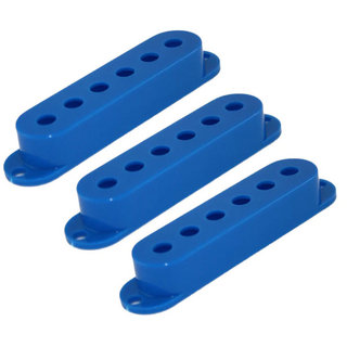 ALLPARTSPC-0406-027 Set Of 3 Blue Pickup Covers For Stratocaster ピックアップカバー ブルー 3個セット