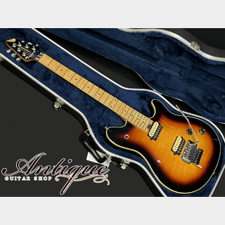 PEVEY USA EVH Wolfgang Flame Top 1997 Tobacco Sunburst w/Killer Figured Neck 3.62kg "Full-Original & Mint"