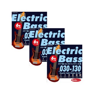 Ikebe Original Electric Bass Strings イケベ弦 6弦エレキベース用 030-130 [Regular Light Gauge for 6ST/IKB-EBS-301...