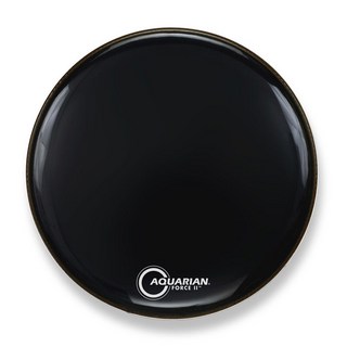 AQUARIANFR20BK [Full Force / Front Head Black 20 / Bass Drum]【1プライ/10mil】【お取り寄せ品】