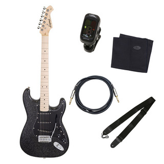 ほぼ未使用 Legend エレキギター ケース付 ストラトタイプ 2トーン