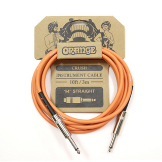 ORANGE CRUSH Instrument Cable 10ft/3m 1/4" Straight CA034 シールド