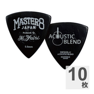 MASTER 8 JAPAN YAB-TR060 INFINIX-U ACOUSTIC BLEND Produced by K.Yairi 0.6mm ギターピック×10枚