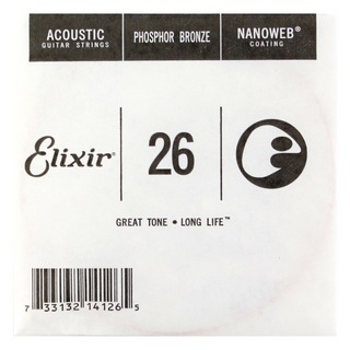 Elixirエリクサー 14126/026弦/フォスファーブロンズ×4本