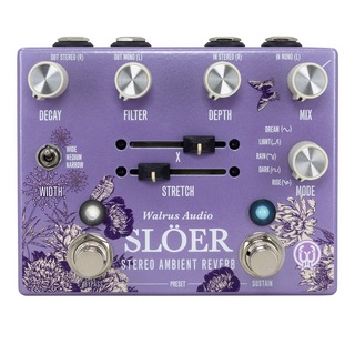 WALRUS AUDIO SLOER Stereo Ambient Reverb WAL-SLOER/FLO Black Friday 2024 Limited Floral Series 限定カラー