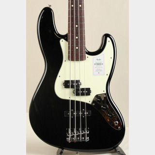 Fender 2024 Collection Made in Japan Hybrid II Jazz Bass PJ  Black