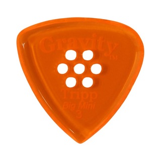 Gravity Guitar PicksTripp -Big Mini Multi-Hole- GTRB3PM 3.0mm Orange ギターピック