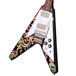 Epiphone Inspired by Gibson Custom Jimi Hendrix "Love Drops" Flying V Ebony ジミ ヘンドリックス【WEBSHOP】