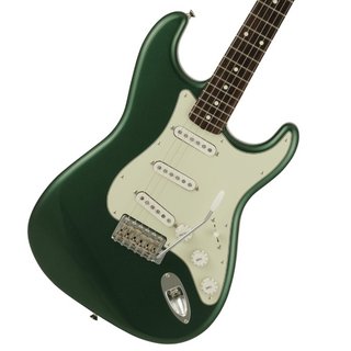 Fender 2023 Collection MIJ Traditional 60s Stratocaster Rosewood Fingerboard Aged Sherwood Green Metallic