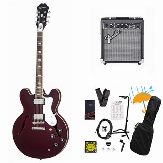 Epiphone Noel Gallagher Riviera Dark Wine Red ノエル・ギャラガー Fender 10Wアンプ付属エレキギター初心者セット