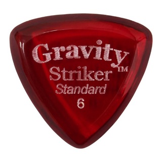 Gravity Guitar PicksStriker -Standard- GSRS6P 6.0mm Red ギターピック