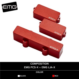 EMG FB SET (Red) [Frank Bello Signature Model]【ベース用/アクティブPJピックアップ】