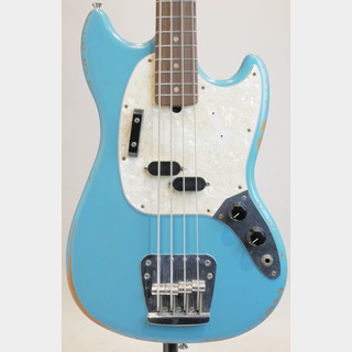 Fender JMJ Road Worn Mustang Bass Faded Daphne Blue