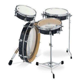 dwDRKTPFC04RKBD [Performance Series 4-Piece Low Pro Drum Kit / Black Diamond Finish Ply]