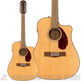 Fender AcousticsCD-140SCE 12-String, Walnut Fingerboard, Natural w/Case【アクセサリープレゼント】(ご予約受付中)