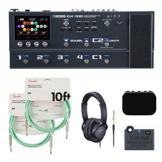 BOSS GX-100 Guitar Effects Processor ボス マルチエフェクター[BT-DUAL + 周辺機器アイテム同時購入セットVer.